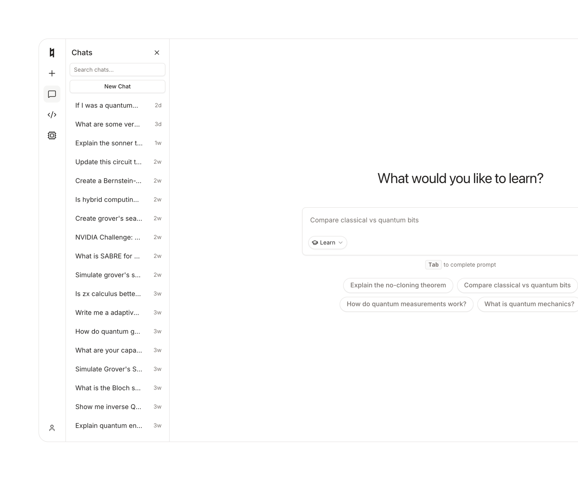 Coda chat interface